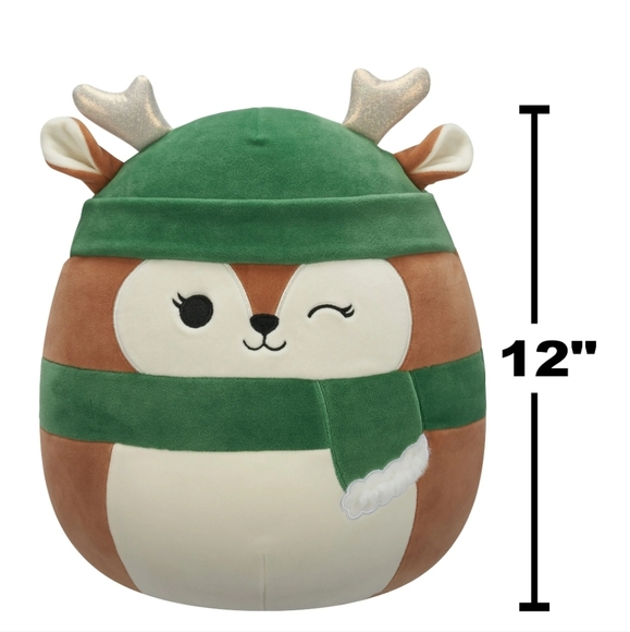 Squishmallows Official Plush 12 inch Dawn The Winking Brown Fawn - Picture 7 of 7